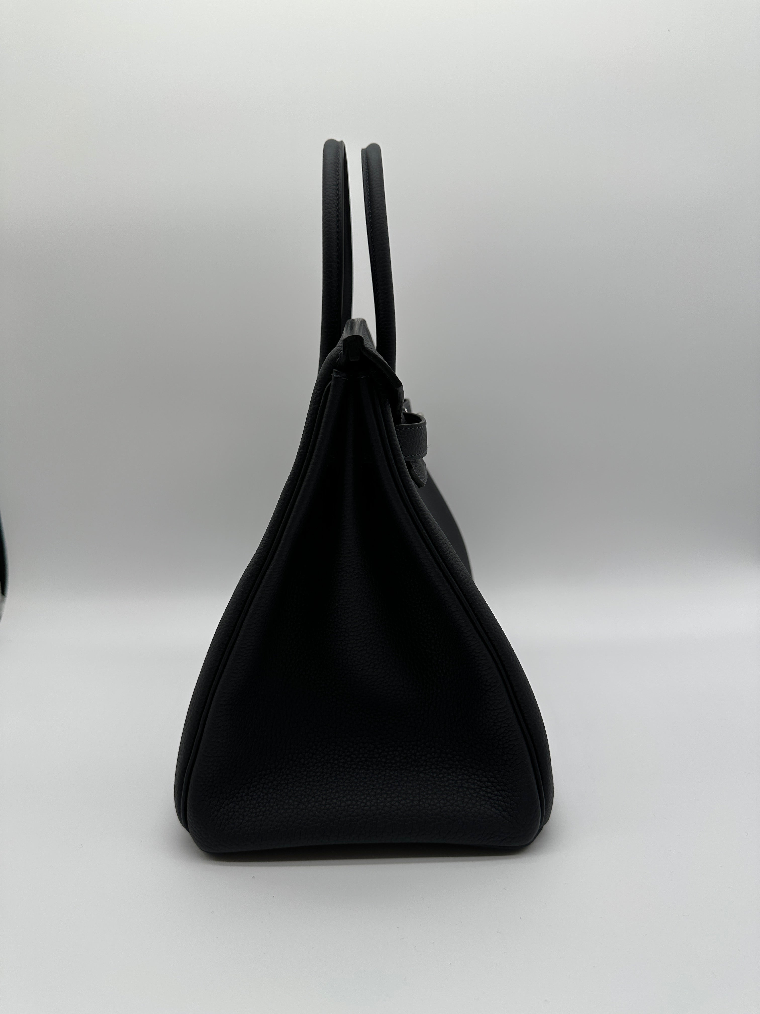 Hermès Birkin 35 Cabane Togo Palladium Hardware