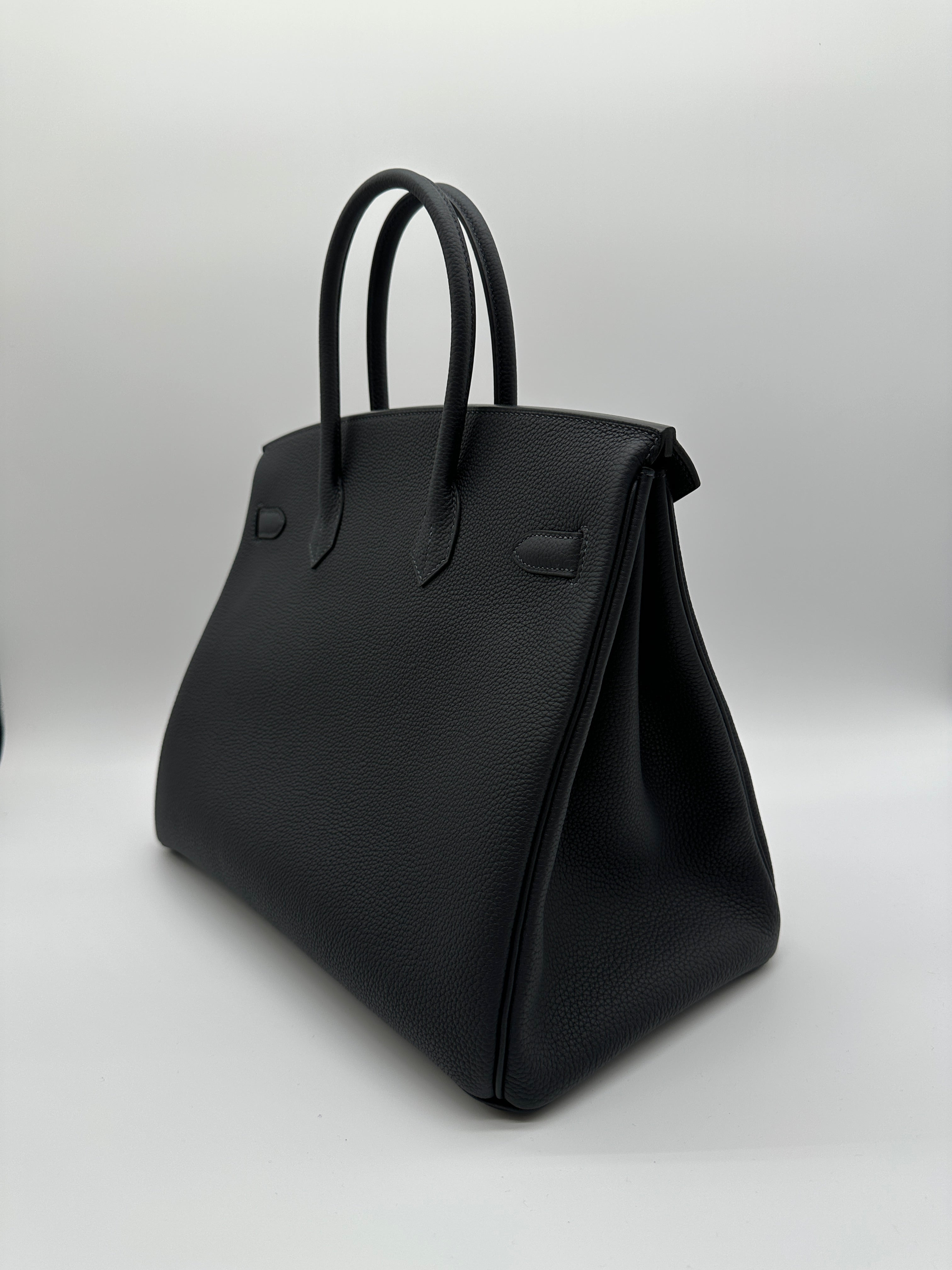 Hermès Birkin 35 Cabane Togo Palladium Hardware