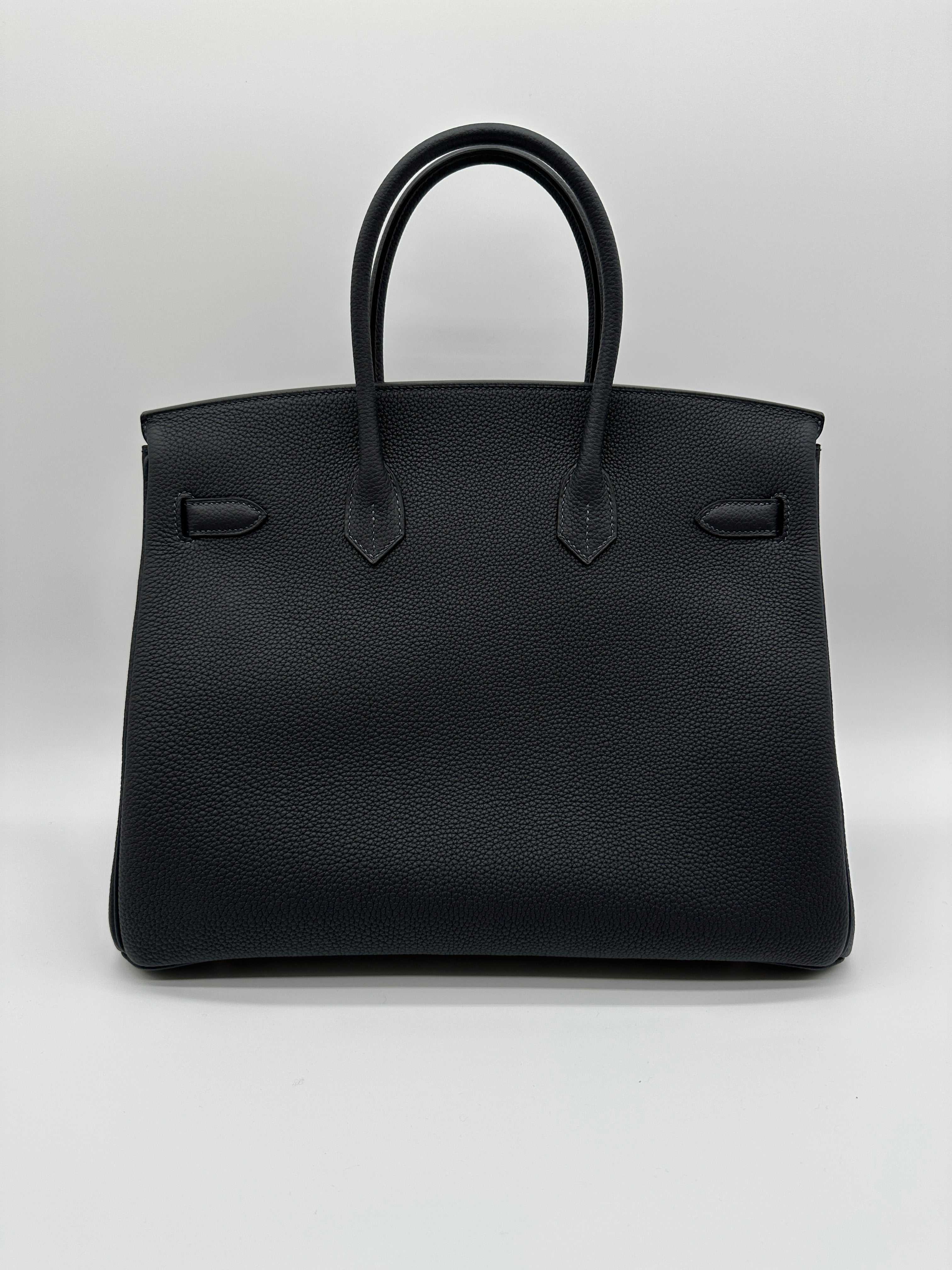 Hermès Birkin 35 Cabane Togo Palladium Hardware