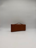 Hermès Kelly Cut Gold Matte Alligator Gold Hardware