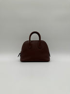 Hermès Mini Bolide Rouge Sellier Chamkila goatskin Palladium Hardware