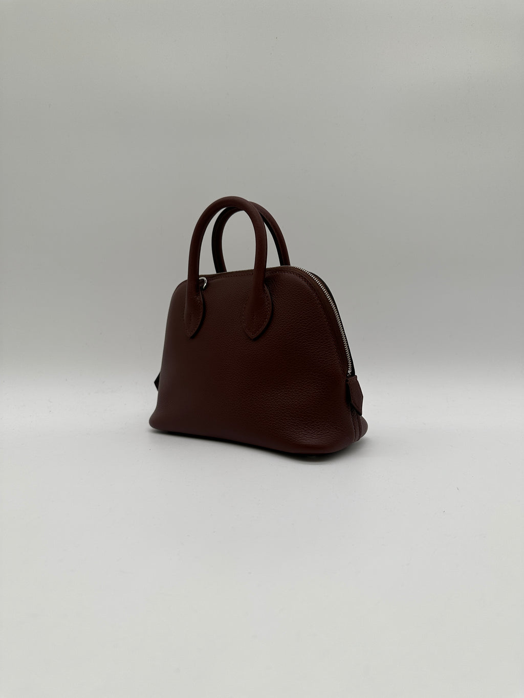 Hermès Mini Bolide Rouge Sellier Chamkila goatskin Palladium Hardware