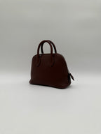 Hermès Mini Bolide Rouge Sellier Chamkila goatskin Palladium Hardware