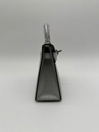 Hermès Mini Kelly Argent Chevre Palladium Hardware