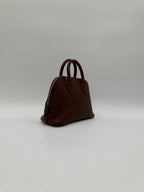 Hermès Mini Bolide Rouge Sellier Chamkila goatskin Palladium Hardware