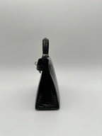 Hermès Mini Kelly Black Shiny Alligator Palladium Hardware