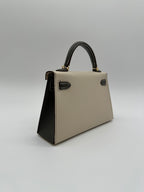 Hermès Mini Kelly HSS Craie/Gris Meyer Epsom Gold Hardware