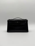 Hermès Kelly Pochette So Black Box Leather