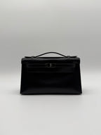 Hermès Kelly Pochette So Black Box Leather