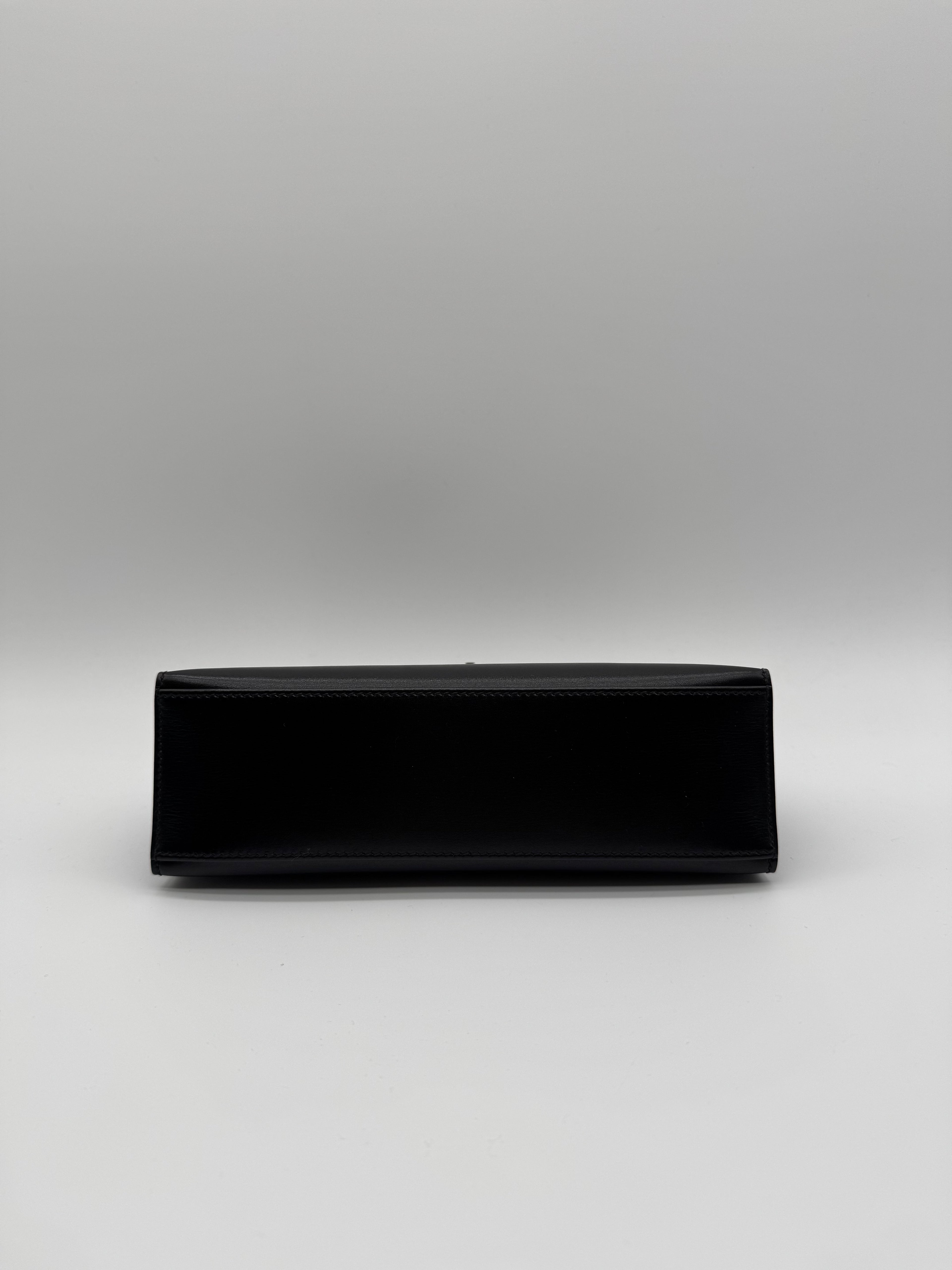 Hermès Kelly Pochette So Black Box Leather
