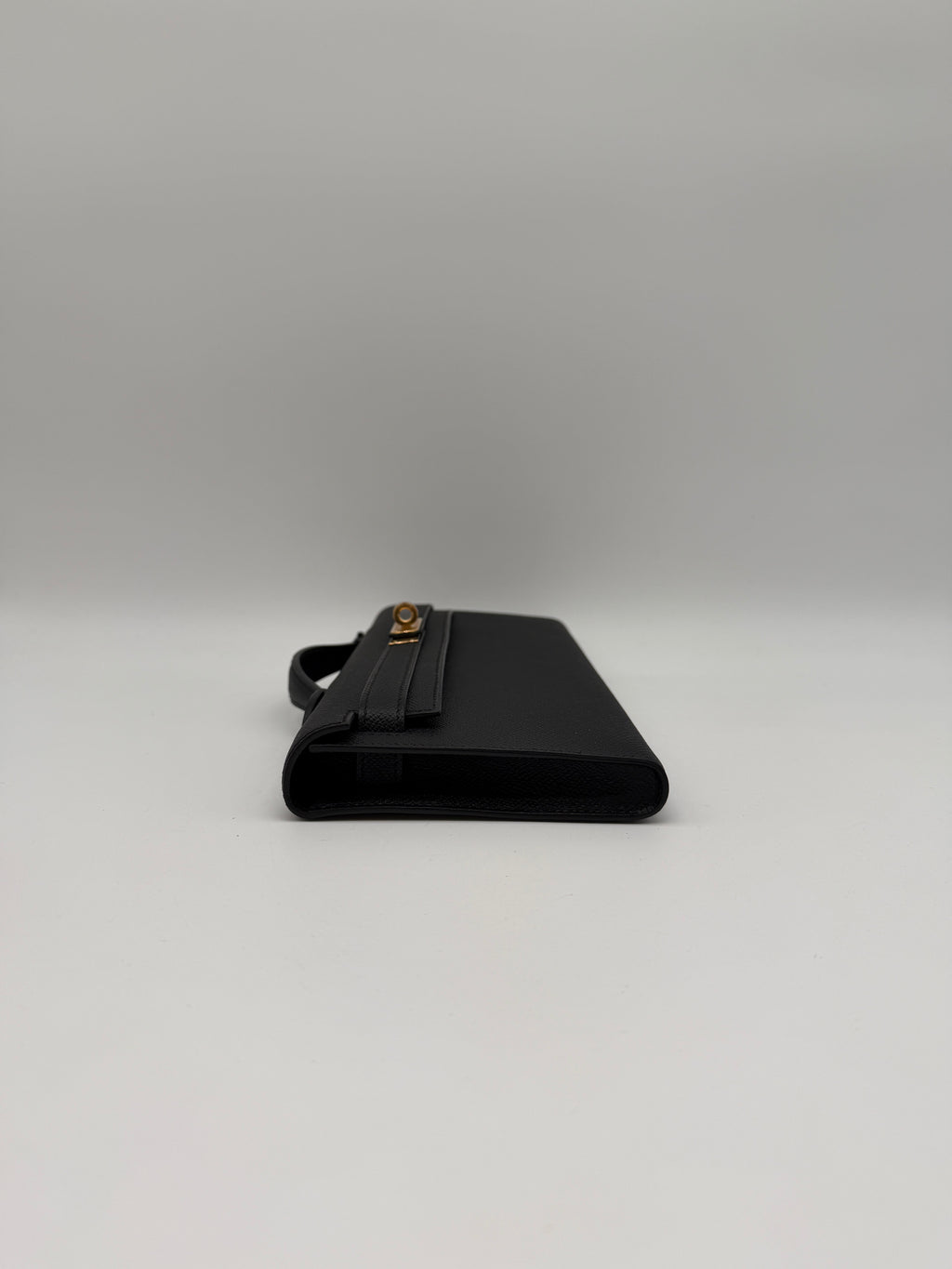 Hermès Kelly Cut Black Epsom Gold Hardware