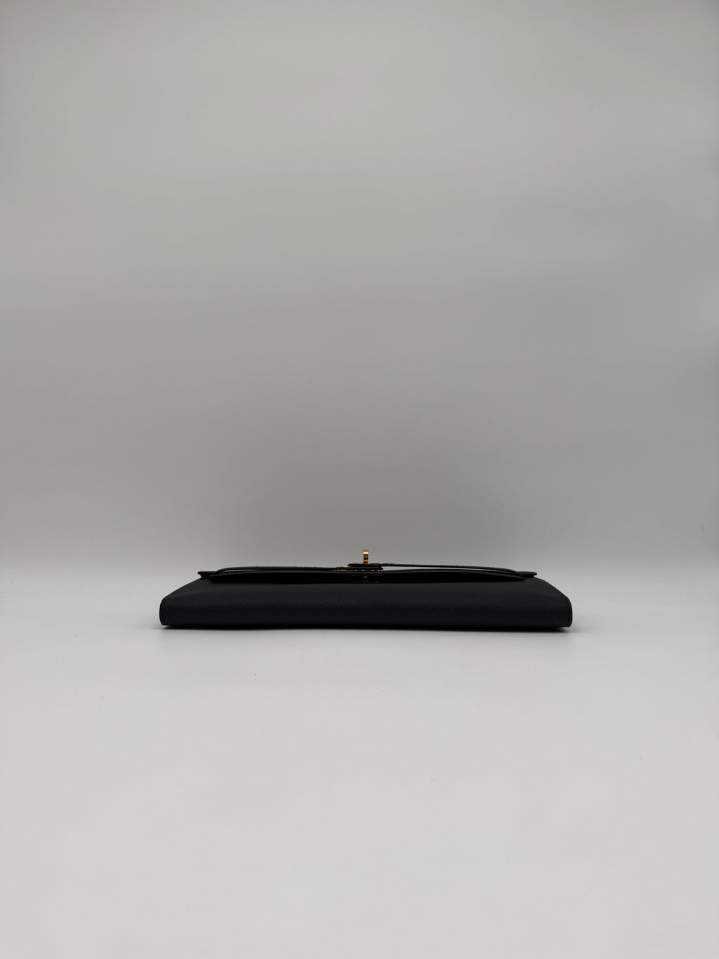 Hermès Kelly Cut Black Epsom Gold Hardware