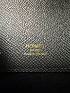Hermès Kelly Cut Black Epsom Gold Hardware