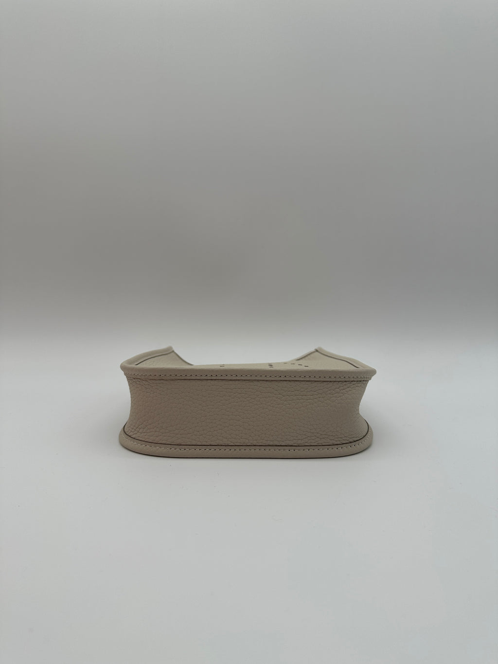 Hermès Mini Evelyne Craie Taurillon Clemence Gold Hardware