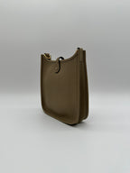Hermès Mini Evelyne Beige Marfa Taurillon Clemence Gold Hardware