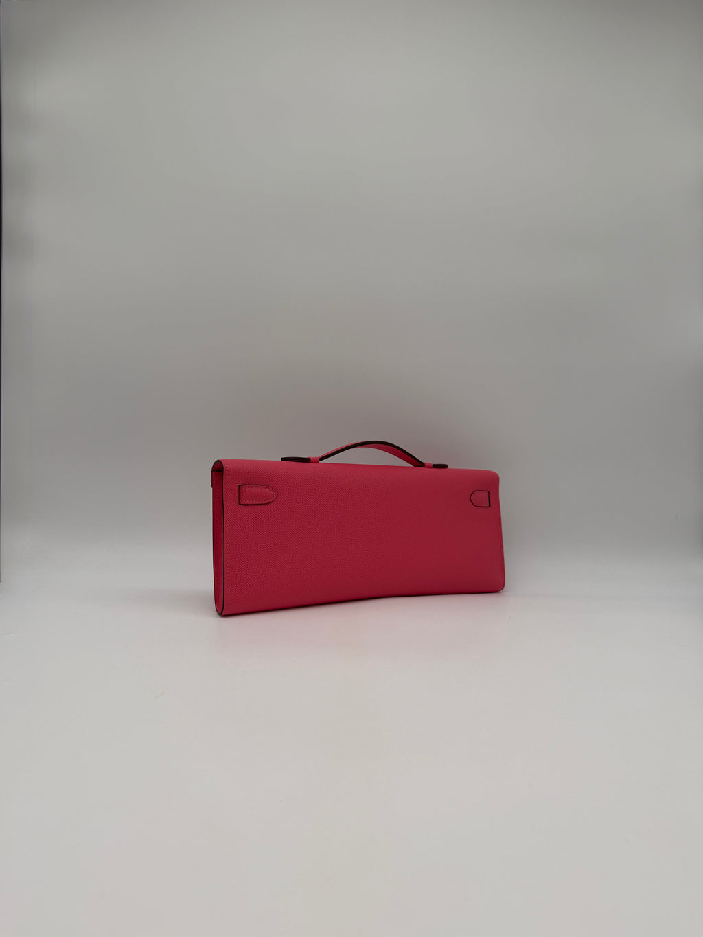 Hermès Kelly Cut Rose Azalee Epsom Palladium Hardware