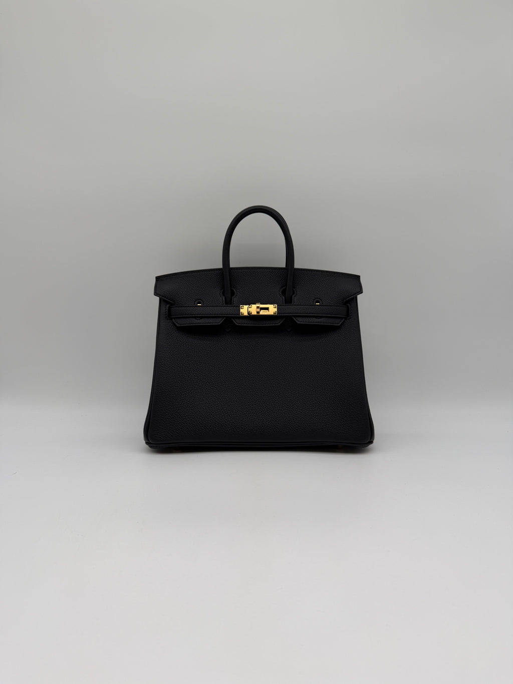 Hermès Birkin 25 Black Togo Gold Hardware
