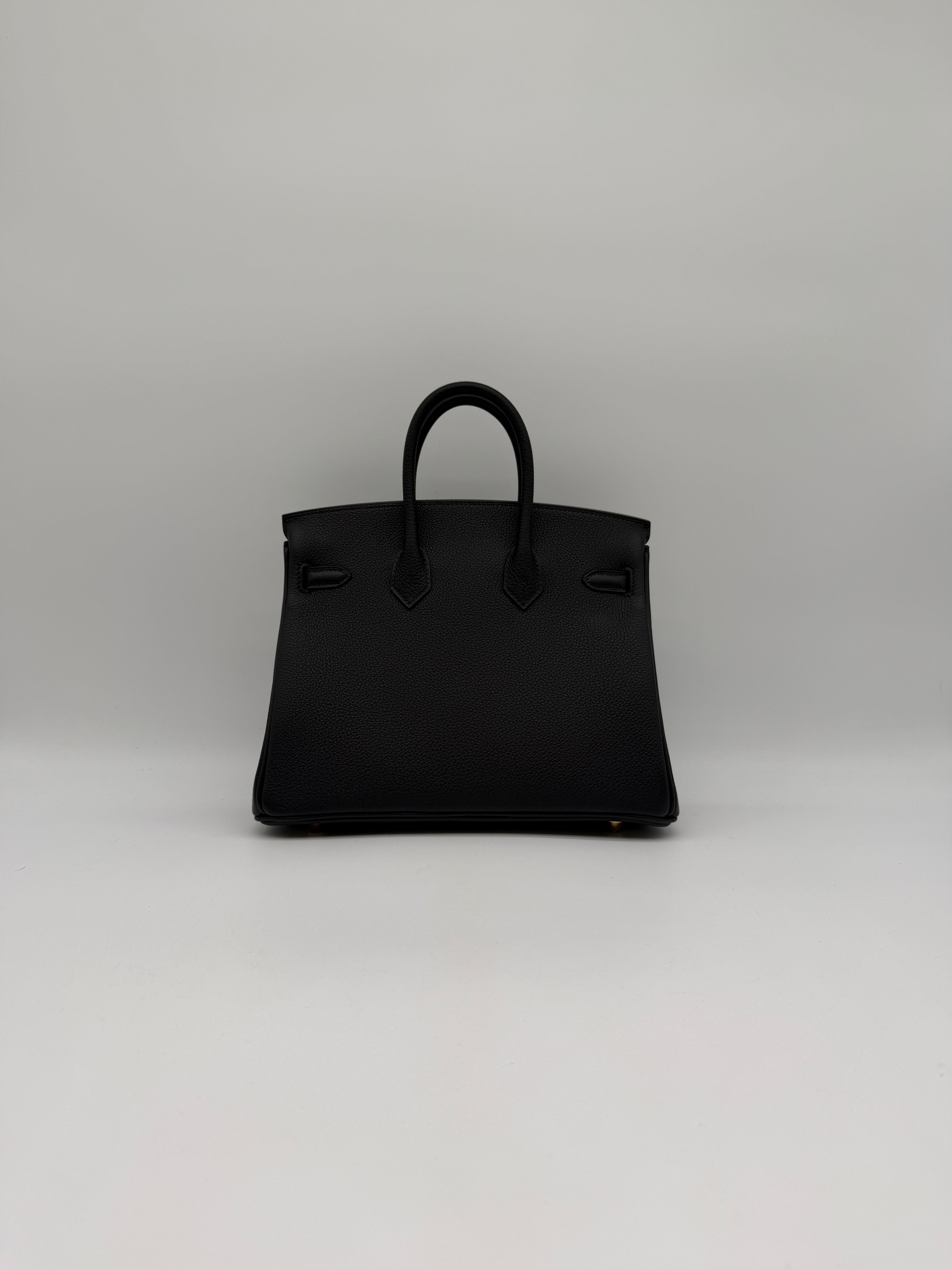 Hermès Birkin 25 Black Togo Gold Hardware
