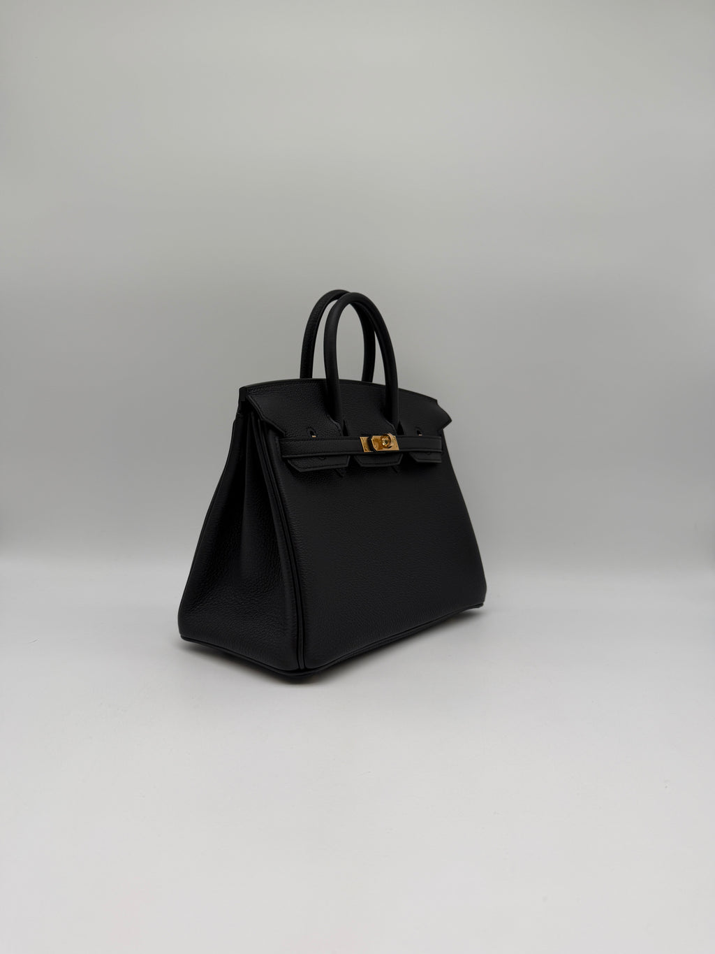Hermès Birkin 25 Black Togo Gold Hardware