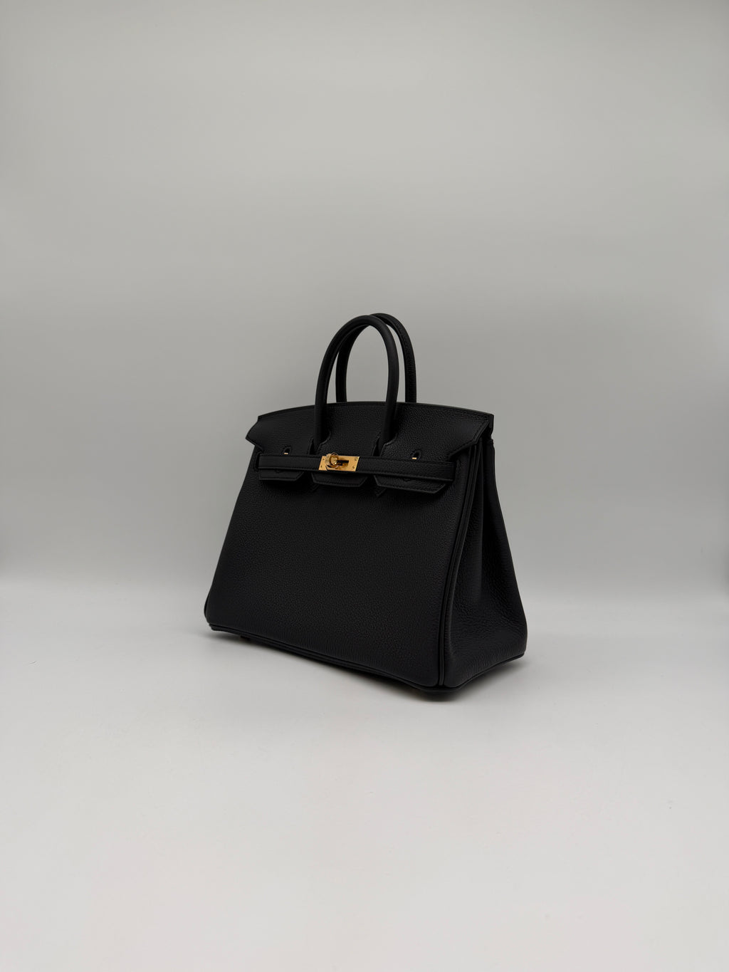 Hermès Birkin 25 Black Togo Gold Hardware