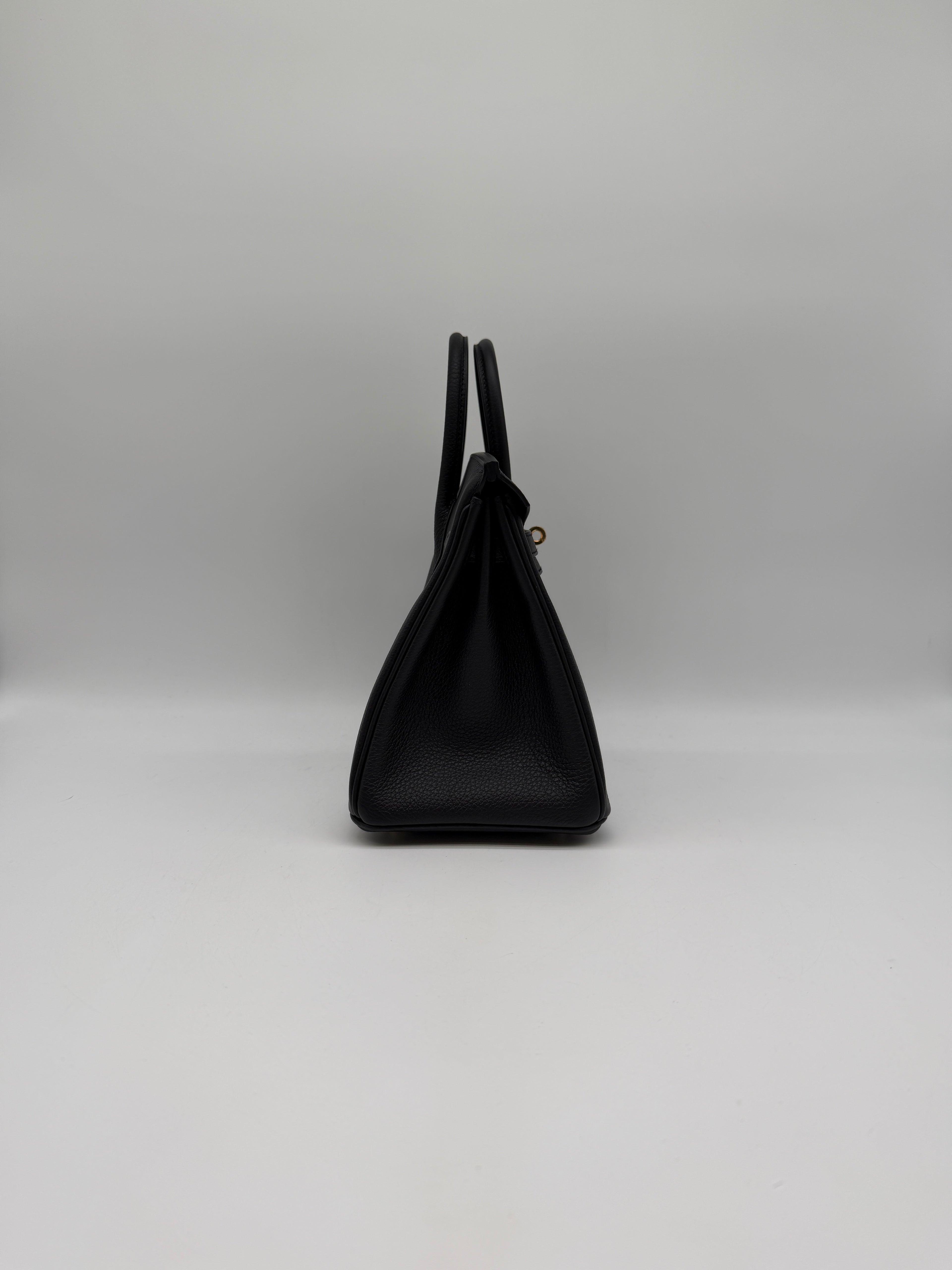 Hermès Birkin 25 Black Togo Gold Hardware