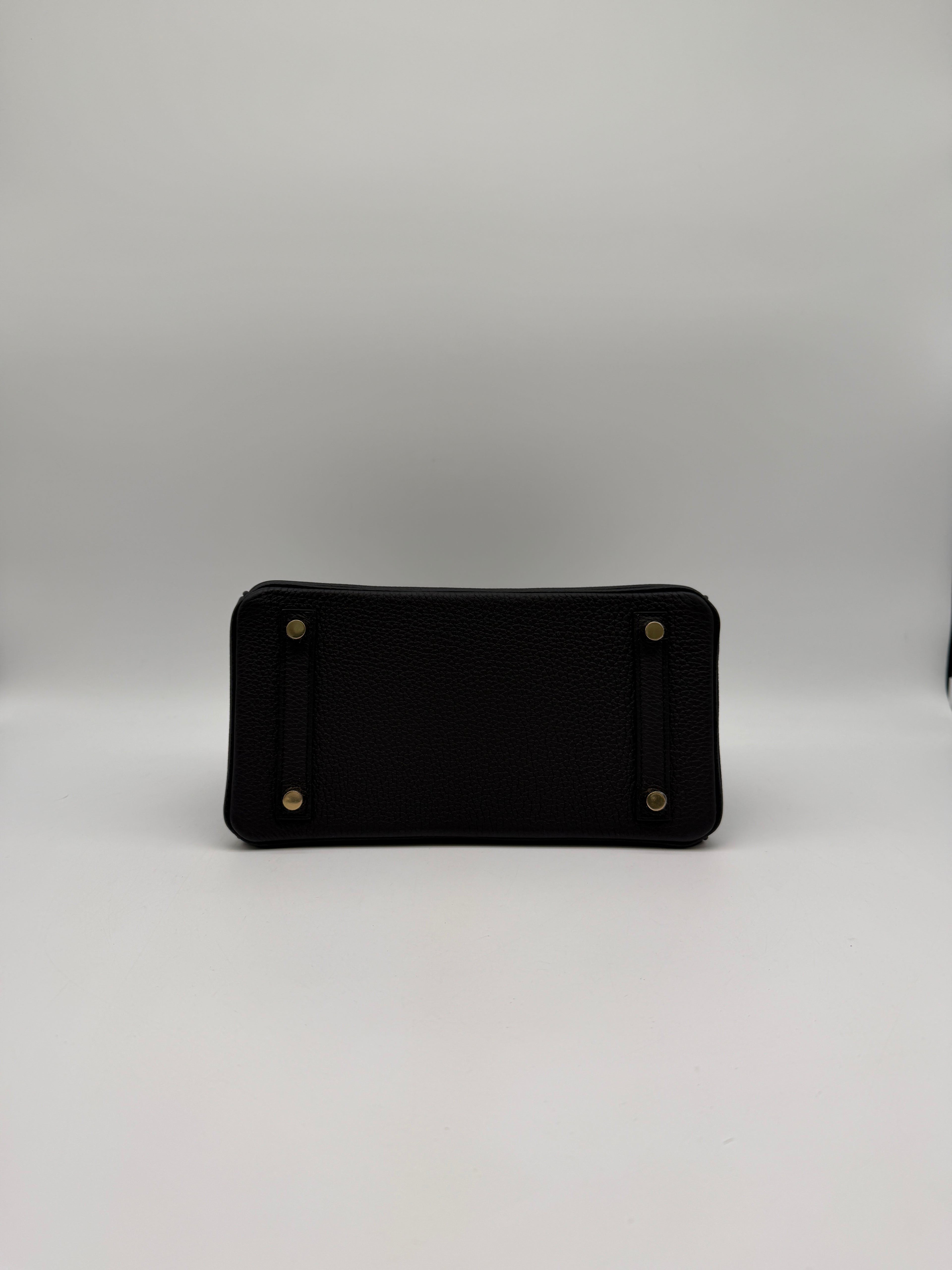 Hermès Birkin 25 Black Togo Gold Hardware