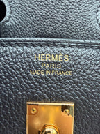 Hermès Birkin 25 Black Togo Gold Hardware