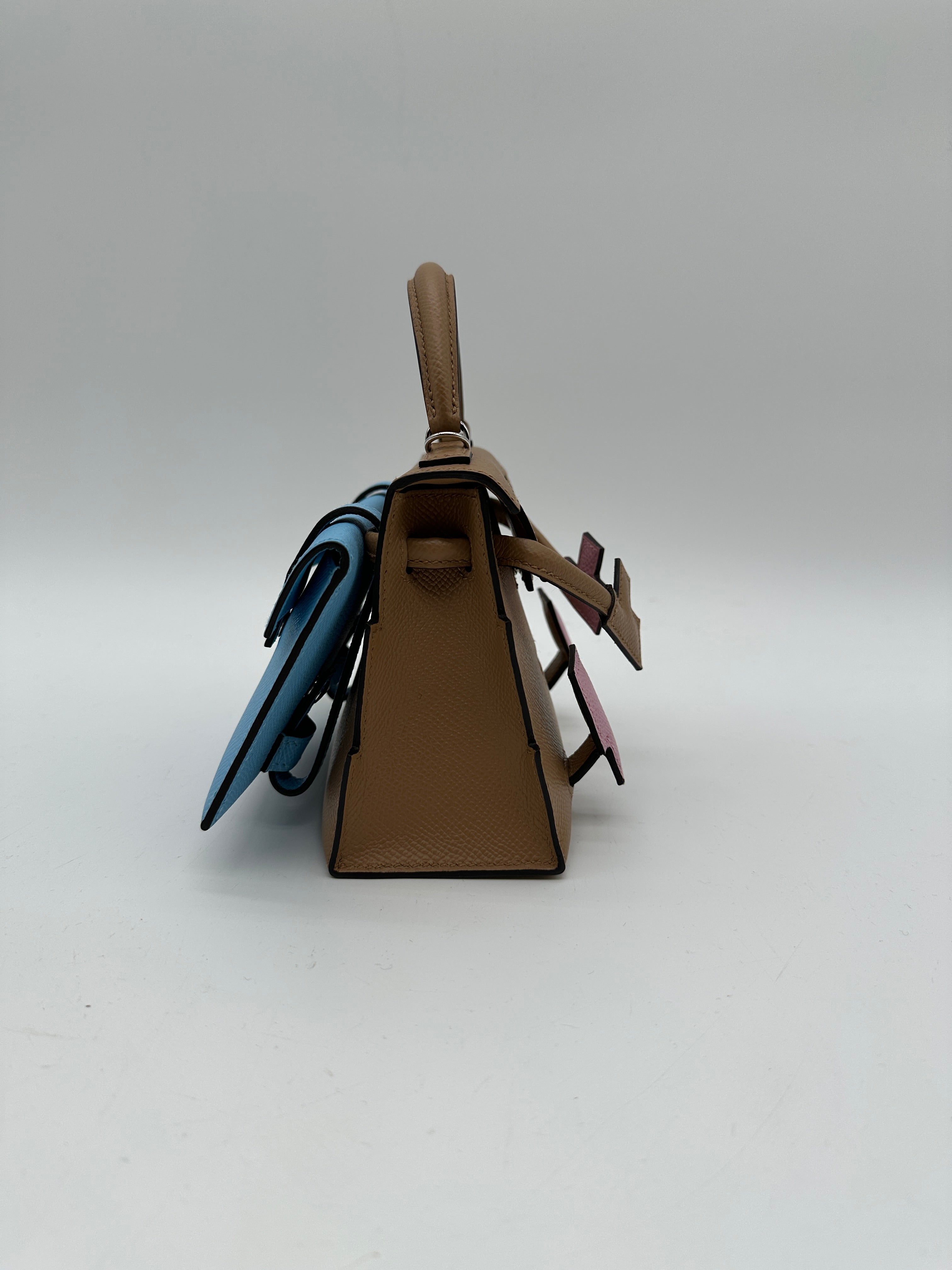 Hermès Kelly Picto Doll Chai Epsom Palladium Hardware