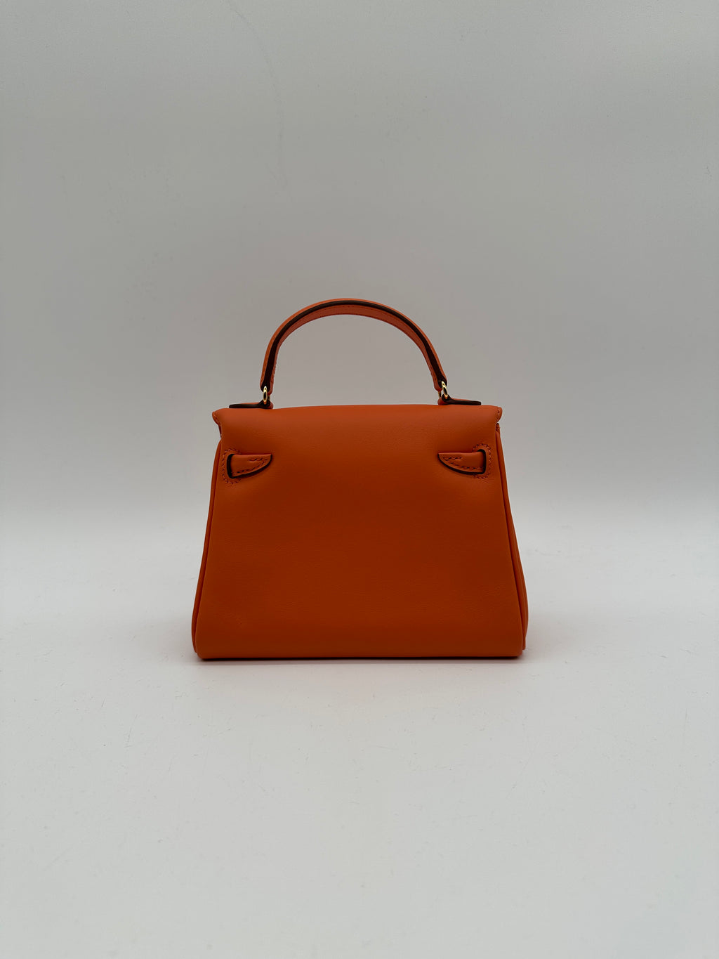Hermès Kelly Doll Orange & Rose Sakura Swift Palladium Hardware