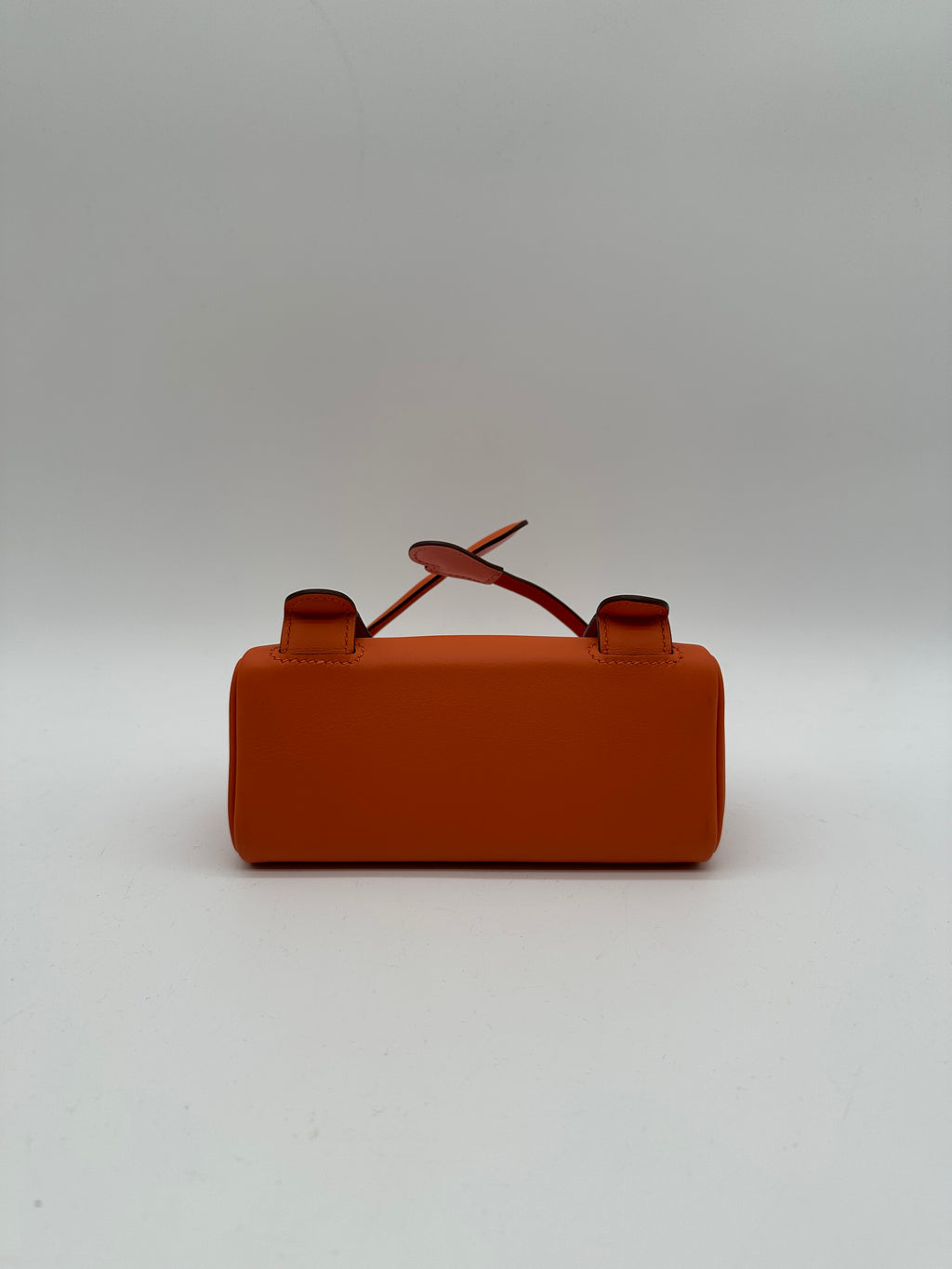Hermès Kelly Doll Orange & Rose Sakura Swift Palladium Hardware