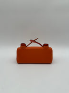 Hermès Kelly Doll Orange & Rose Sakura Swift Palladium Hardware