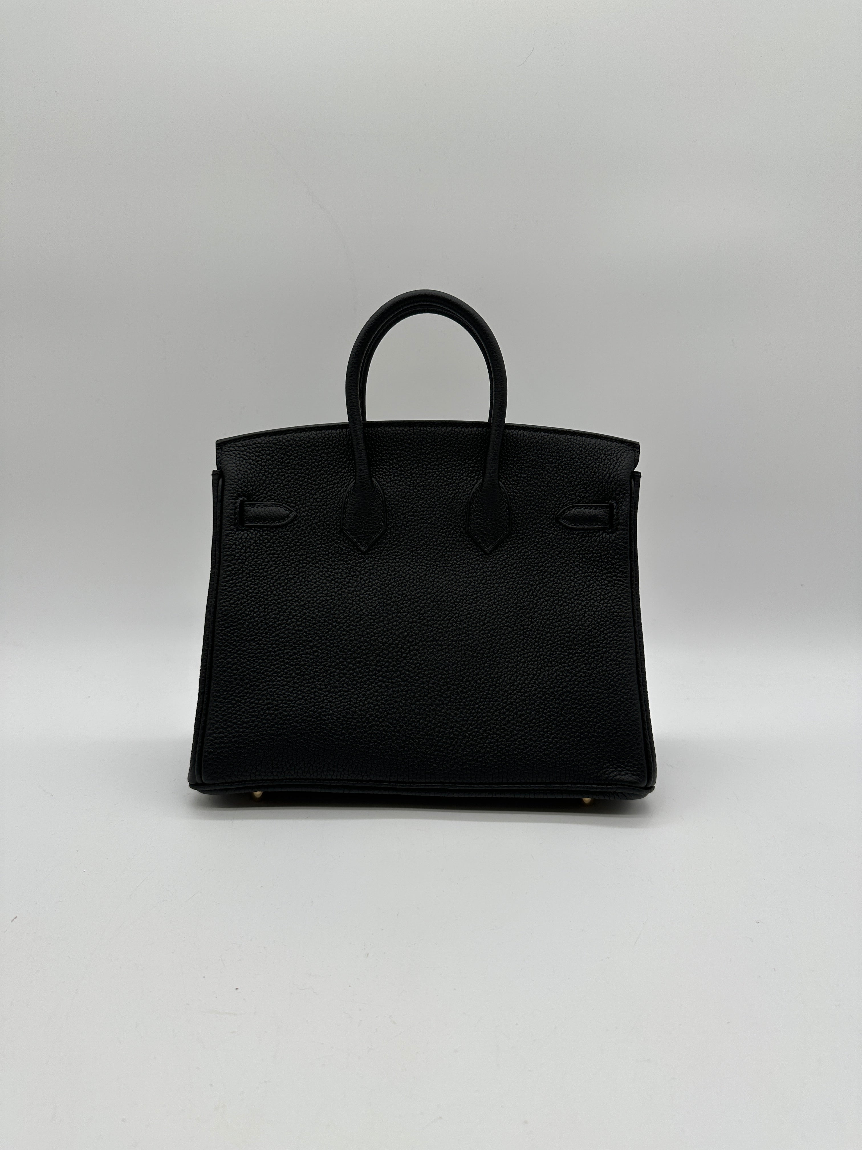 Hermès Birkin 25 Black Togo Gold Hardware