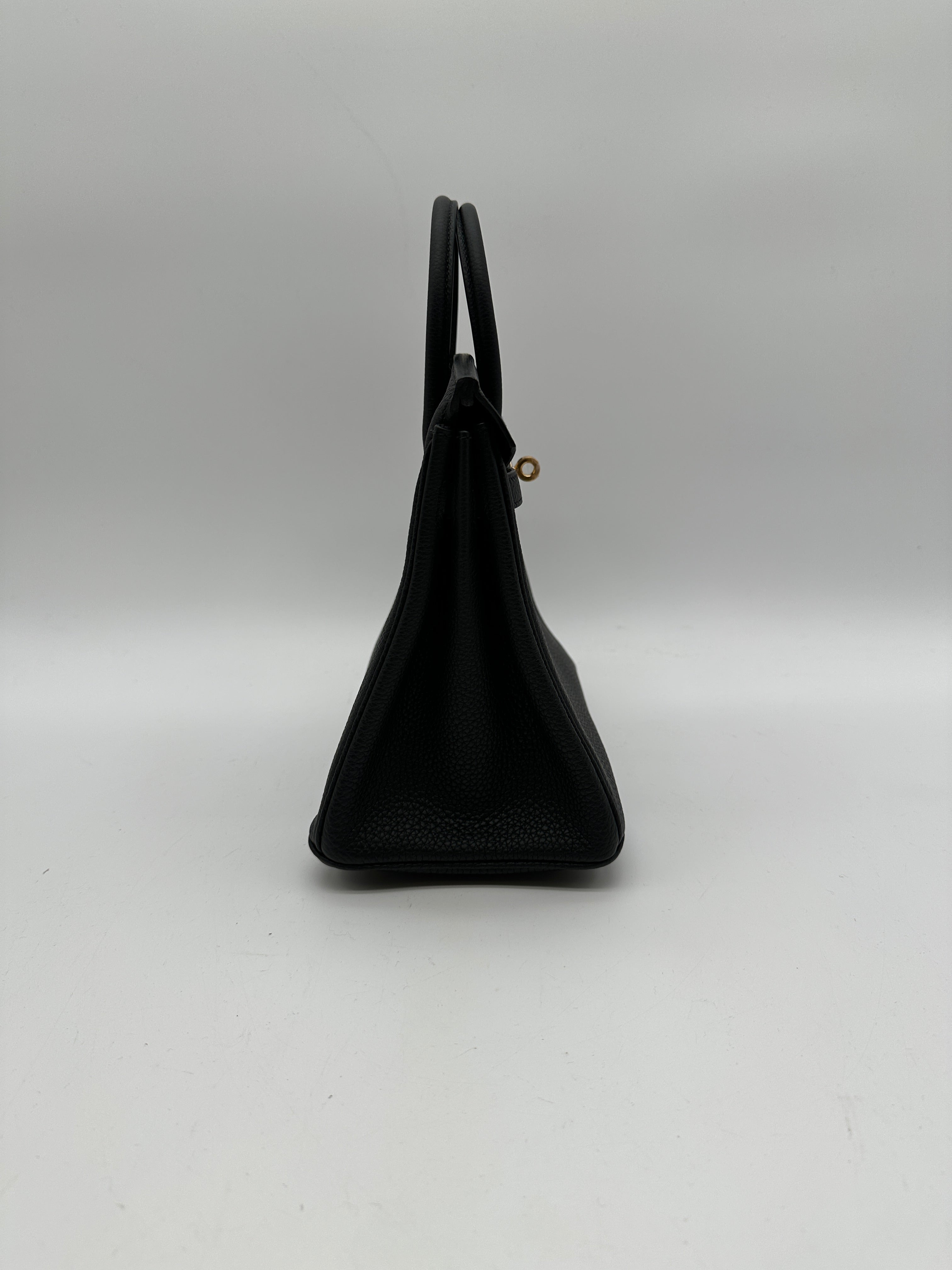 Hermès Birkin 25 Black Togo Gold Hardware