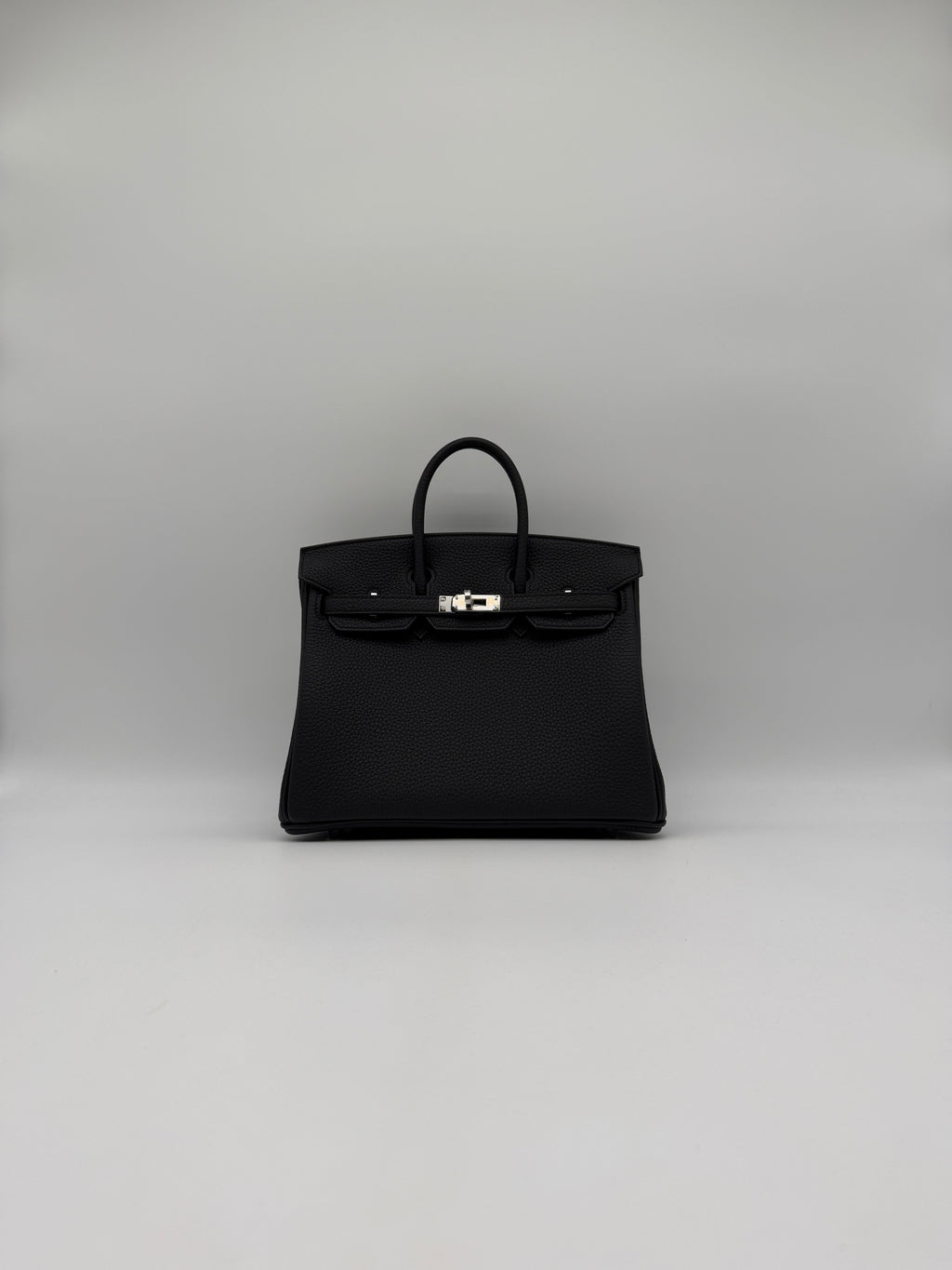 Hermès Birkin 25 Black Togo Palladium Hardware
