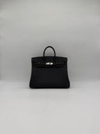 Hermès Birkin 25 Black Togo Palladium Hardware