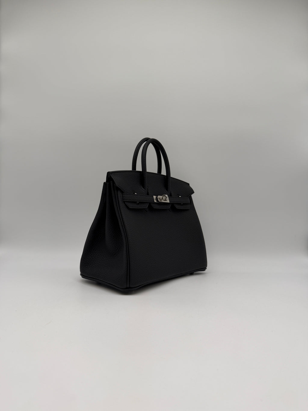 Hermès Birkin 25 Black Togo Palladium Hardware