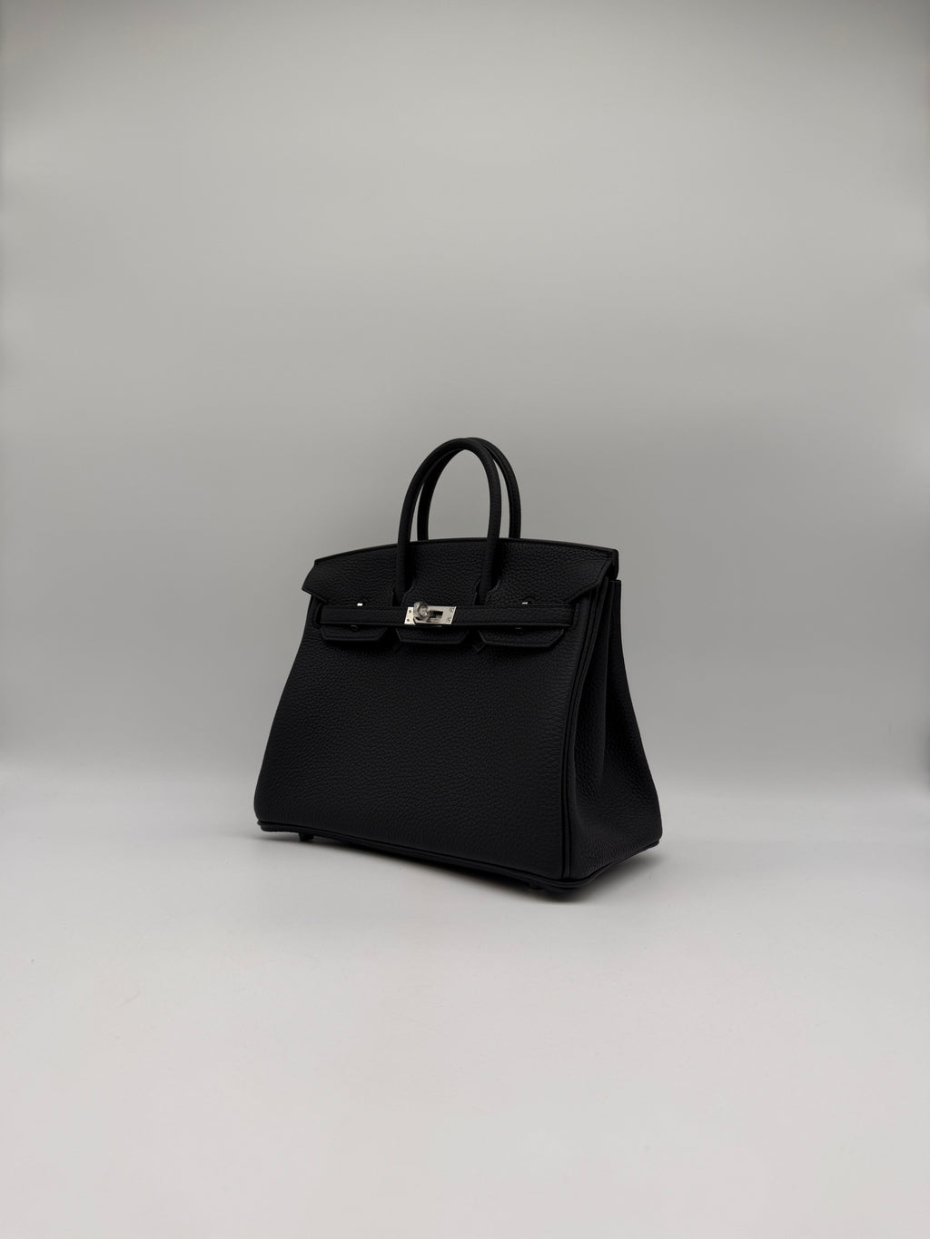 Hermès Birkin 25 Black Togo Palladium Hardware