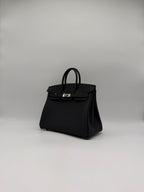 Hermès Birkin 25 Black Togo Palladium Hardware