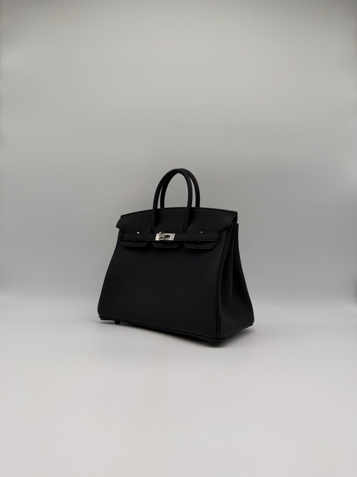 Hermès Birkin 25 Black Togo Palladium Hardware