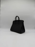 Hermès Birkin 25 Black Togo Palladium Hardware