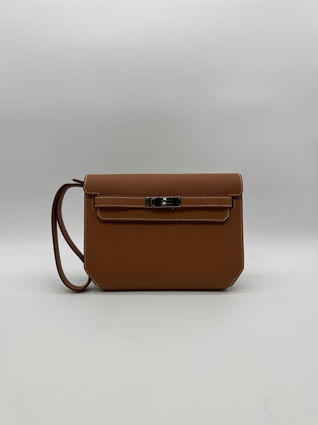Hermès Kelly Depeches Gold Togo Palladium Hardware