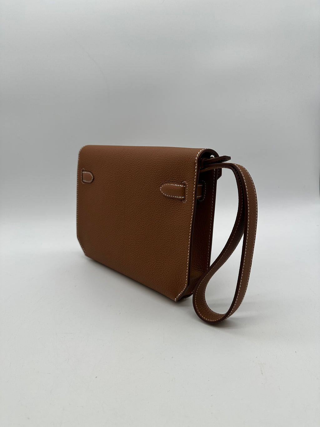 Hermès Kelly Depeches Gold Togo Palladium Hardware