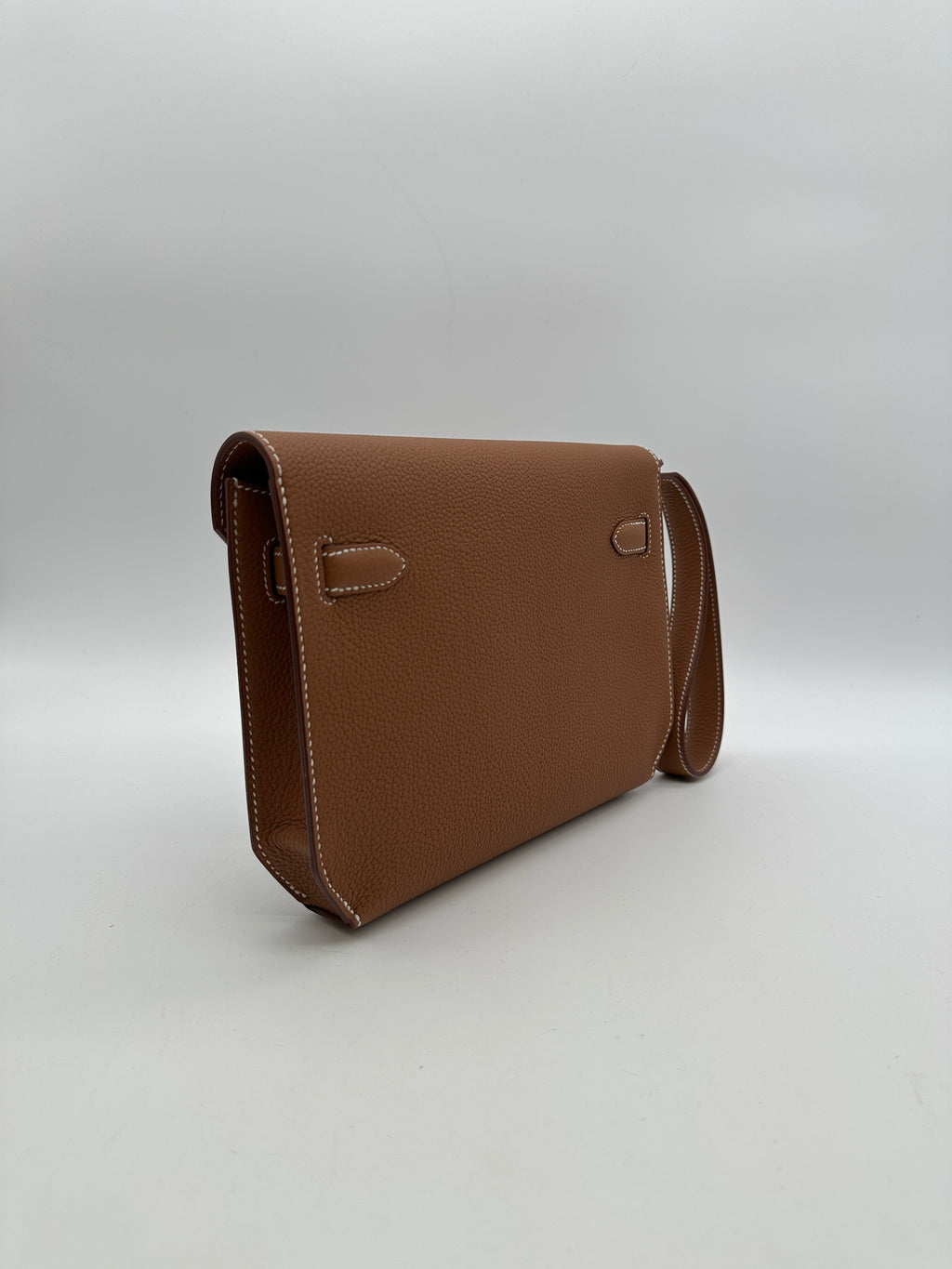 Hermès Kelly Depeches Gold Togo Palladium Hardware
