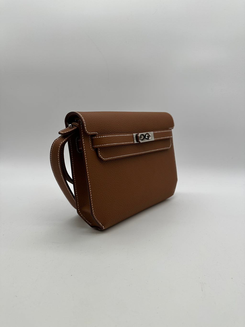 Hermès Kelly Depeches Gold Togo Palladium Hardware