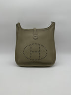 Hermès Evelyne III 29 Sauge Taurillon Clemence Palladium Hardware