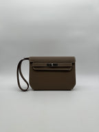 Hermès Kelly Depeches Etoupe Togo Palladium Hardware