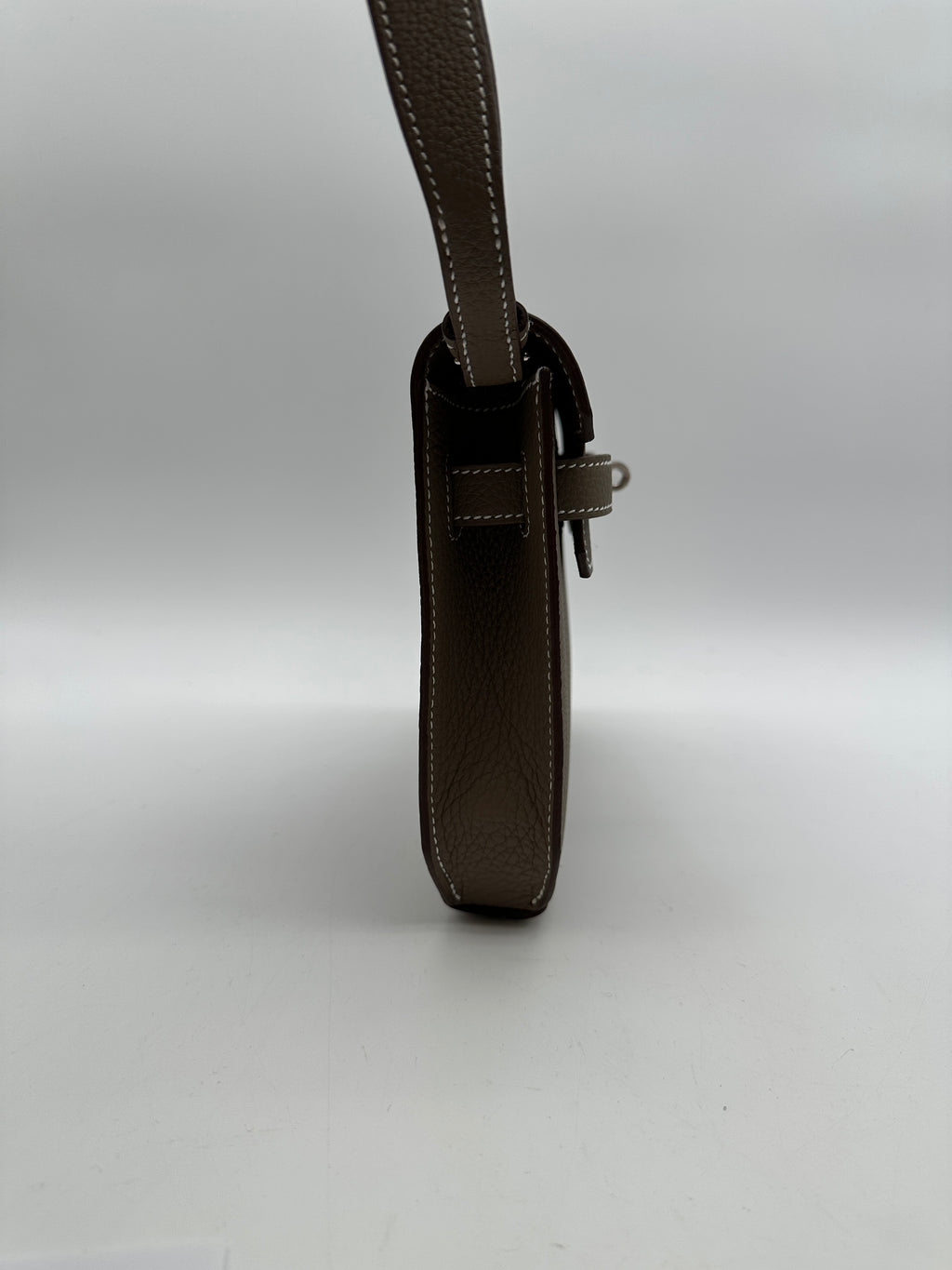 Hermès Kelly Depeches Etoupe Togo Palladium Hardware
