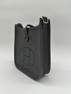 Hermès Mini Evelyne Ardoise Tourillon Clemence Gold Hardware