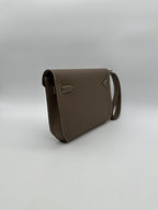 Hermès Kelly Depeches Etoupe Togo Palladium Hardware