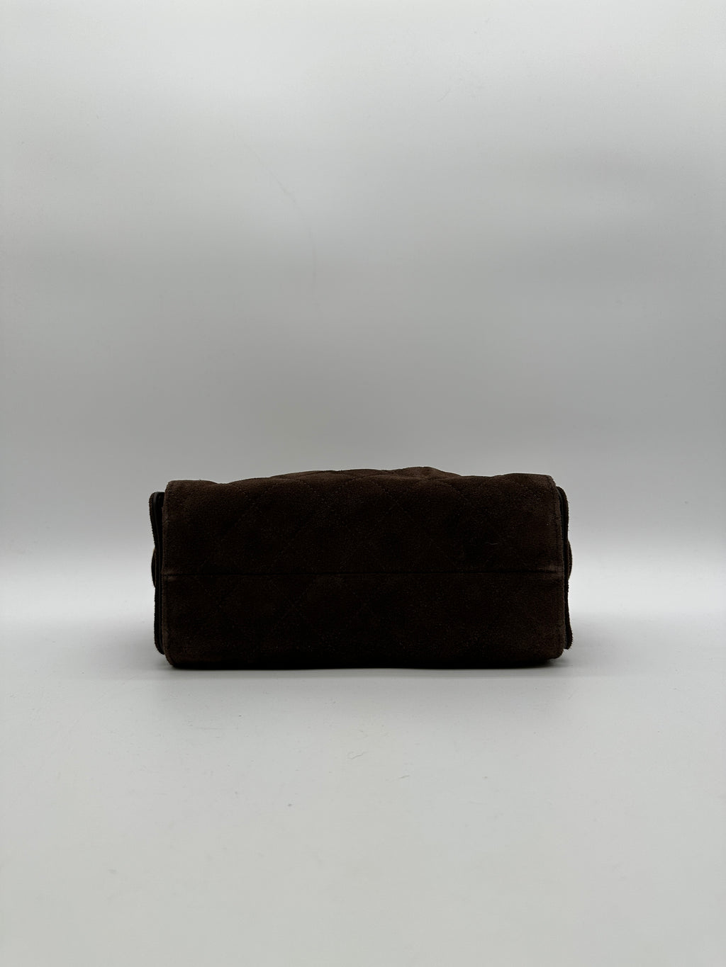 Chanel 25 Hobo Mini Dark Brown Suede Gold Hardware